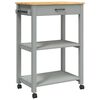vidaXL Kitchen Trolley MONZA 60x40x90 cm Solid Wood Pine