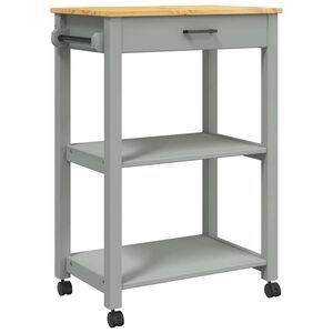 vidaXL Kitchen Trolley MONZA 60x40x88.5 cm Solid Wood Pine