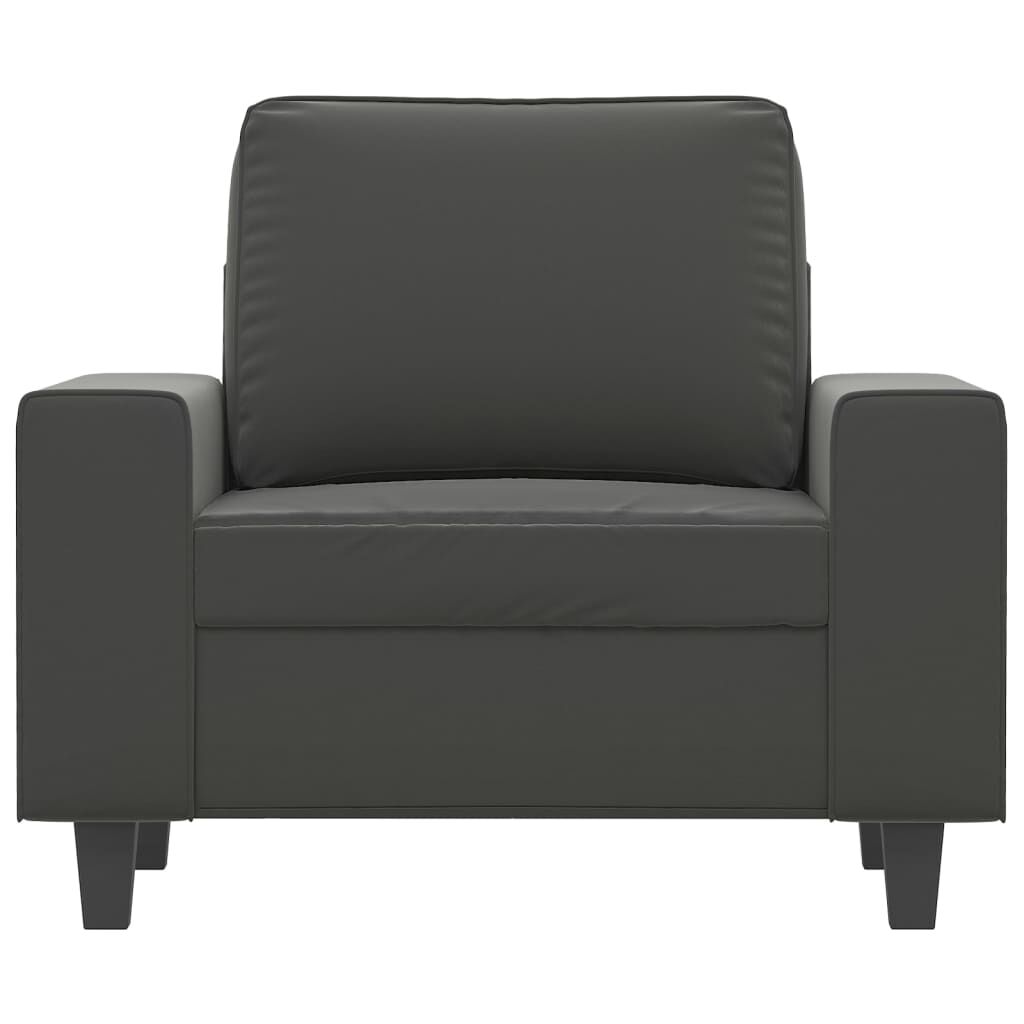 vidaXL Sofa Chair Dark Grey 60 cm Microfibre Fabric