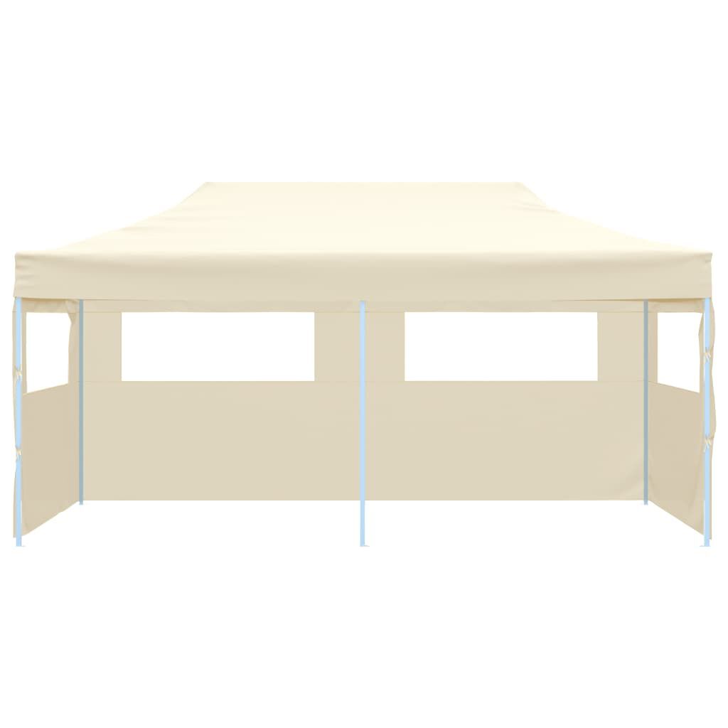 vidaXL Cream Foldable Pop-up Party Tent 3 x 6 m
