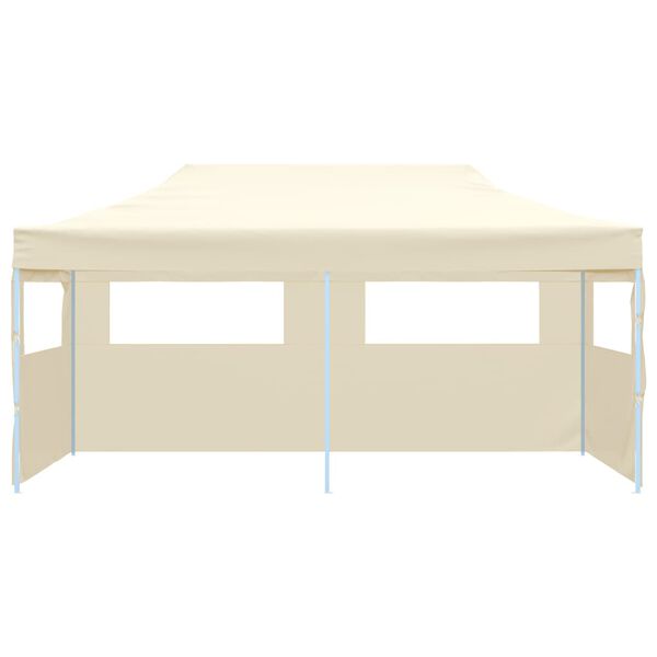 vidaXL Cream Foldable Pop-up Party Tent 3 x 6 m