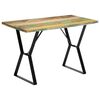 vidaXL Dining Table 120x60x76 cm Solid Reclaimed Wood