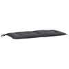 vidaXL Garden Bench Cushions 2 pcs Melange Anthracite 100x50x7 cm Fabric