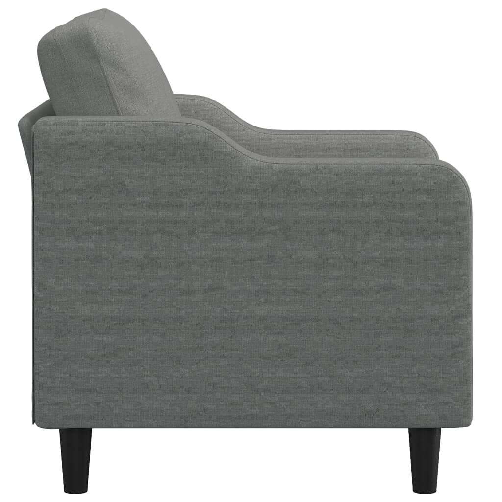 vidaXL Sofa Chair Dark Grey 60 cm Fabric
