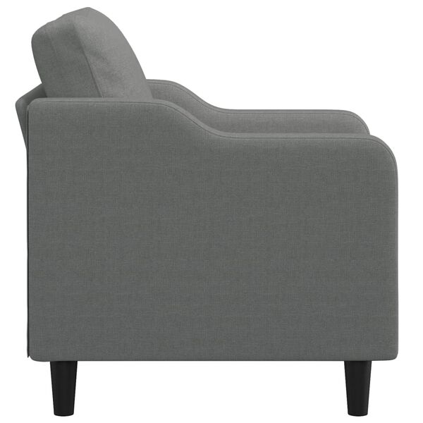 vidaXL Sofa Chair Dark Grey 60 cm Fabric