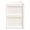 vidaXL Garden Planter White 150x50x70 cm Solid Wood Pine