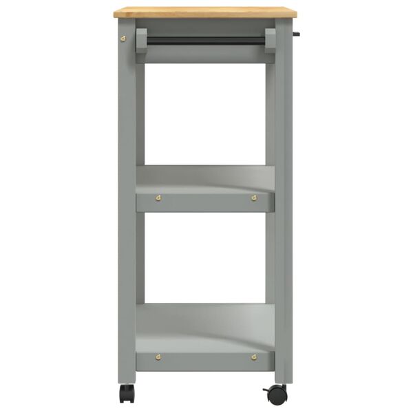 vidaXL Kitchen Trolley MONZA 84x40x90 cm Solid Wood Pine