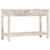 vidaXL Console Table 120x35x75 cm Solid Mango Wood