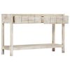 vidaXL Console Table 120x35x75 cm Solid Mango Wood
