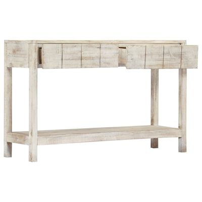 vidaXL Console Table 120x35x75 cm Solid Mango Wood