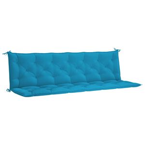 vidaXL Garden Bench Cushion Light Blue 200x(50+50)x7cm Oxford Fabric