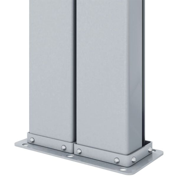 vidaXL Retractable Side Awning Anthracite 200x1000 cm