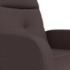 vidaXL Recliner Chair Dark Brown Fabric