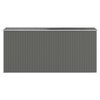 vidaXL Garden Shed Light Grey 192x440x223 cm Galvanised Steel