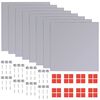 vidaXL Frameless Mirror Tiles Glass 8 pcs 20.5 cm