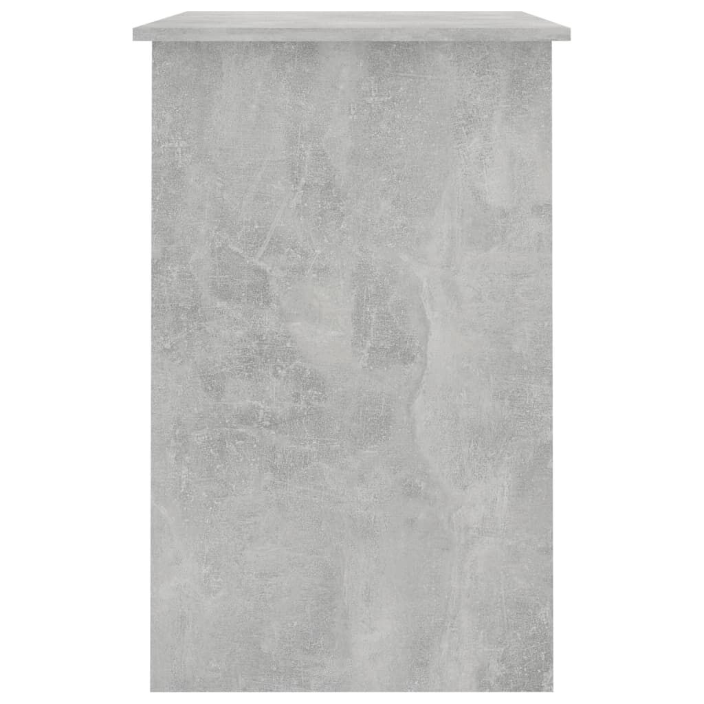 vidaXL Desk Concrete Grey 100x50x76 cm Engineered Wood