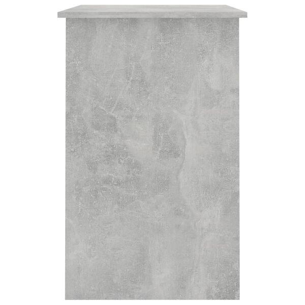 vidaXL Desk Concrete Grey 100x50x76 cm Engineered Wood