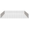 vidaXL Free Range Animal Enclosure 48-Panel 54x100 cm Galvanised Iron