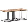 vidaXL Coffee Table Solid Mango Wood 56x48x40 cm