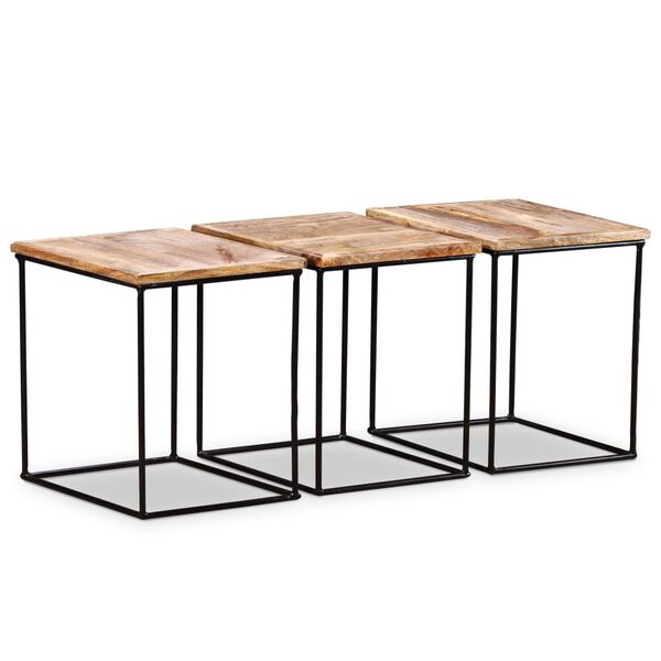 vidaXL Coffee Table Solid Mango Wood 56x48x40 cm