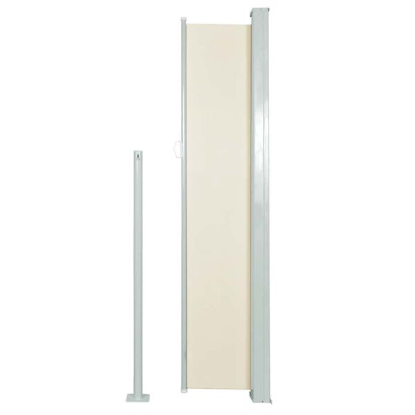 vidaXL Retractable Side Awning 160 x 500 cm Cream
