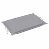 vidaXL Rocking Sun Lounger with Cushion Solid Teak Wood