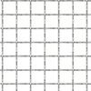 vidaXL Crimped Garden Wire Fence Stainless Steel 100x85 cm 21x21x2.5mm