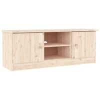 vidaXL TV Cabinet ALTA 112x35x41 cm Solid Wood Pine