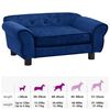 vidaXL Dog Sofa Blue 72x45x30 cm Plush