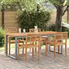 vidaXL Garden Table with U-shaped Legs 200x90x75 cm Solid Wood Acacia