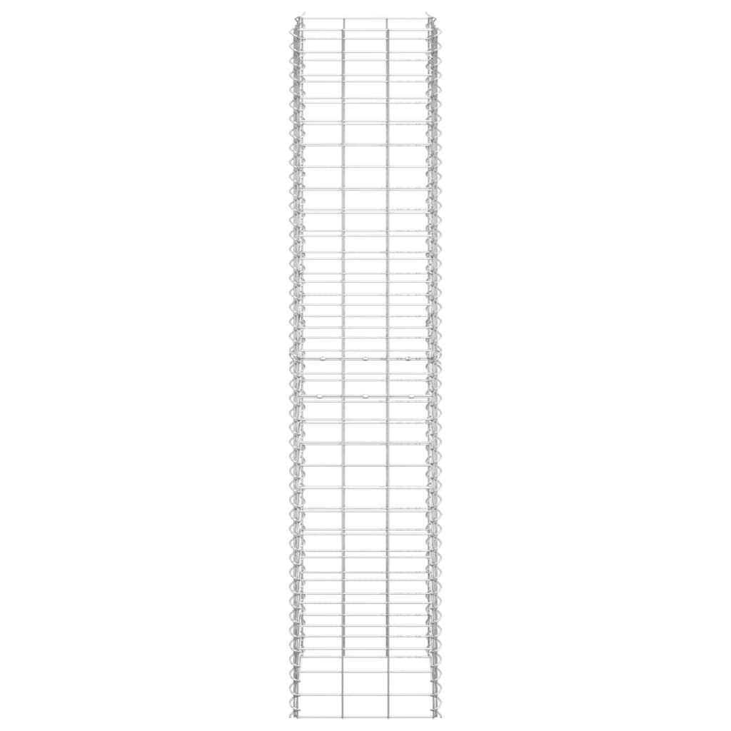 vidaXL Gabion Raised Beds 3 pcs 30x30x150 cm Iron