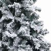 vidaXL Artificial Pre-lit Christmas Tree with Ball Set Green 210 cm PVC