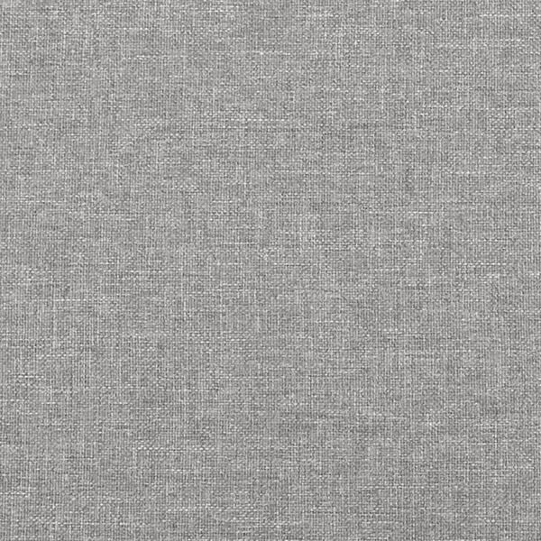vidaXL Bed Frame without Mattress Light Grey Full Fabric (US Only)