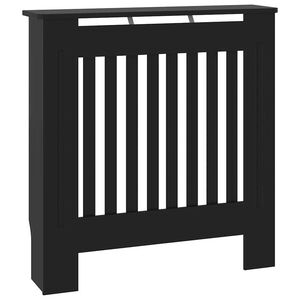 vidaXL Radiator Cover Black 78 x 19 x 81.5cm Engineered Wood