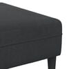 vidaXL Living Room Couch 3 pcs Black