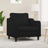 vidaXL Sofa Chair Black 60 cm Fabric