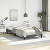 vidaXL Bed Frame without Mattress Dark Grey 100x203 cm Twin XL Velvet