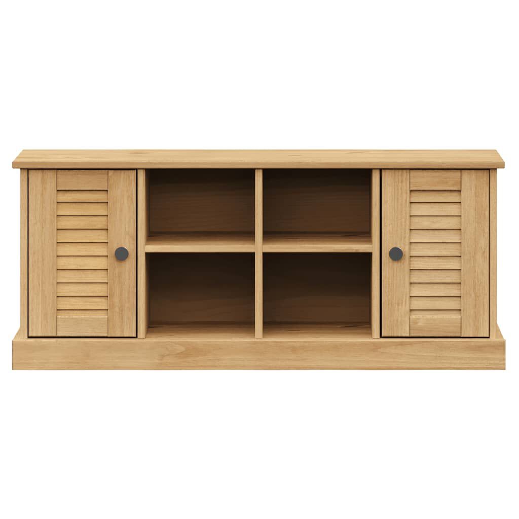 vidaXL Shoe Bench VIGO 106x35x45 cm Solid Wood Pine