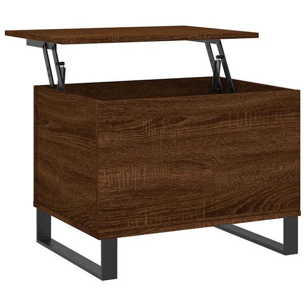 vidaXL Coffee Table Brown Oak 60x44.5x45 cm Engineered Wood