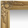 vidaXL Wall Mirror Baroque Style 40x40 cm Gold