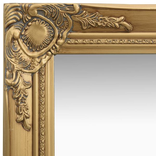 vidaXL Wall Mirror Baroque Style 40x40 cm Gold