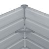 vidaXL Raised Garden Bed 100x100x45 cm Galvanised Steel Green