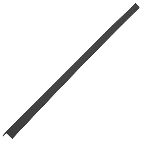 vidaXL 5 pcs Decking Angle Trims WPC 170 cm Black