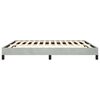 vidaXL Bed Frame without Mattress Light Grey California King Velvet