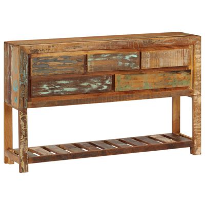 vidaXL Sideboard 120x30x75 cm Solid Reclaimed Wood