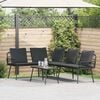vidaXL Sofa with Cushion Grey x x Metal