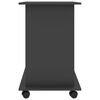vidaXL Computer Desk Grey 80x50x75 cm Engineered Wood