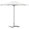 vidaXL Umbrella Weight Plates 2 pcs Grey Granite Triangular 14 kg