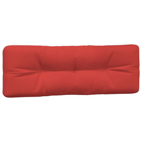 vidaXL Pallet Cushions 3 pcs Red Fabric