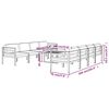 vidaXL 9 Piece Garden Lounge Set with Cushions Aluminium Anthracite